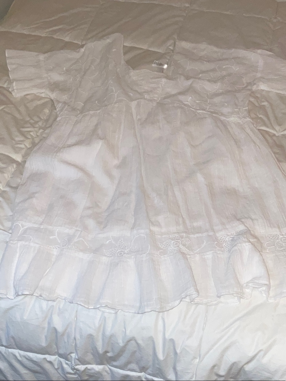 Kaktus White Embroidered Women’s Swim Coverup